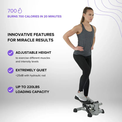 Mini Stepper Pedal Machine – Hydraulic Home Walking & Climbing Fitness Trainer