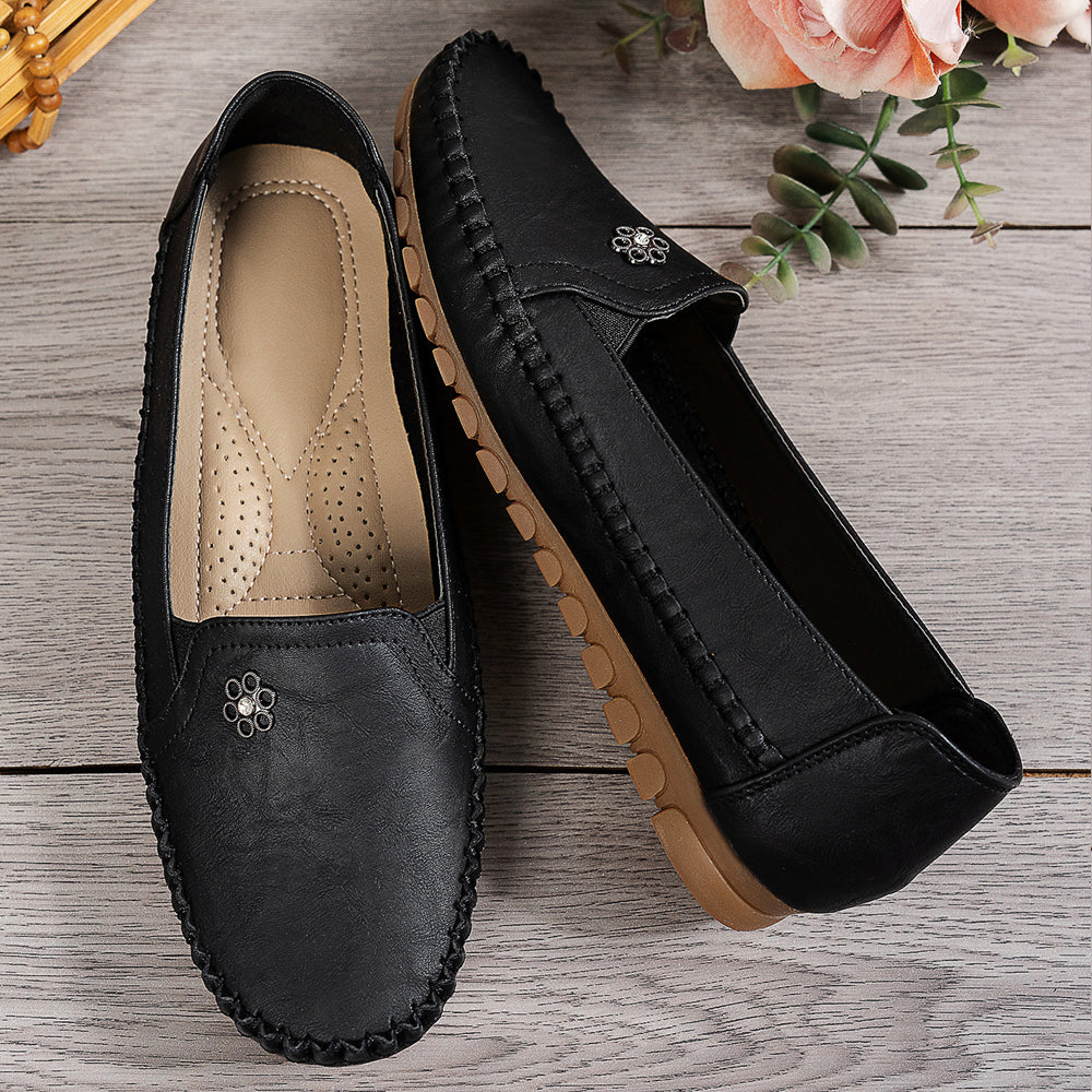 Orthopedic leather shoes, Lightweight, Anti-Slip, Breathable for Women