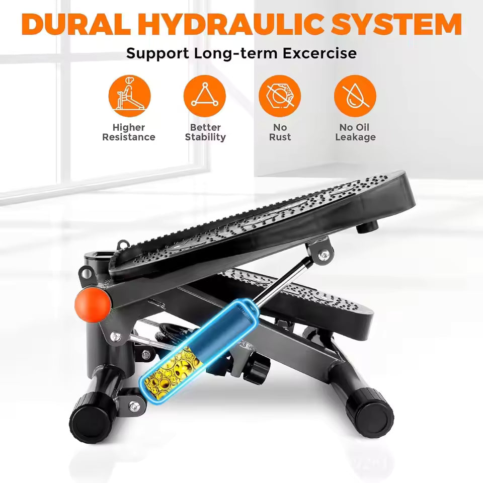 Mini Stepper Pedal Machine – Hydraulic Home Walking & Climbing Fitness Trainer
