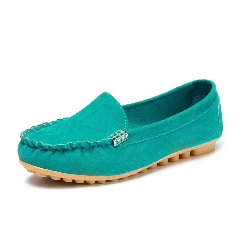 Women Flat Shoes Spring Autumn Women Casual Shoes Slips Round Toe Denim Flat Loafer Plus