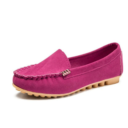Women Flat Shoes Spring Autumn Women Casual Shoes Slips Round Toe Denim Flat Loafer Plus